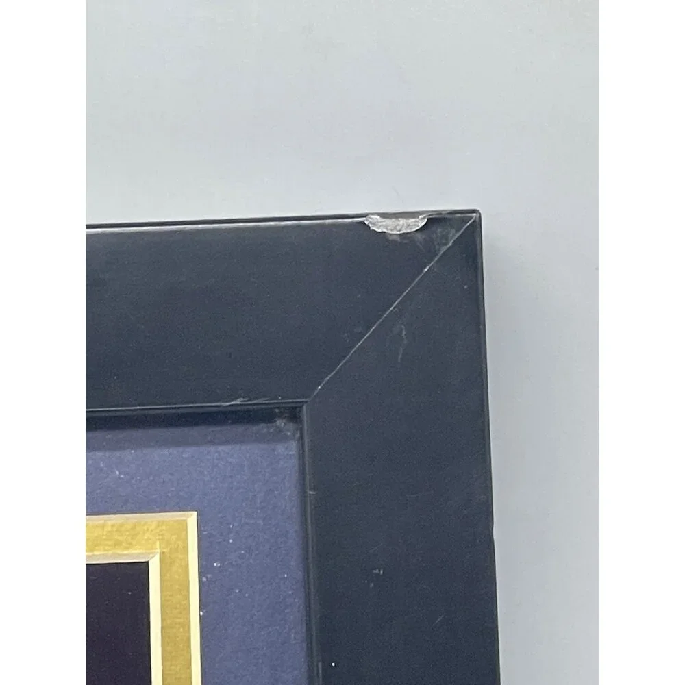 Betty Boop black framed wall artwork red white blue stars stripes 16x13" READ - Picture 4 of 7